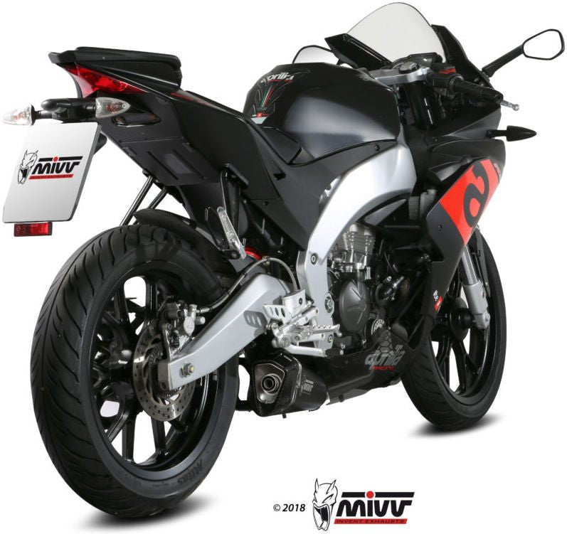 SPORT DELTA RACE SLIP-ON Muffler BLACK STAINLESS STEEL