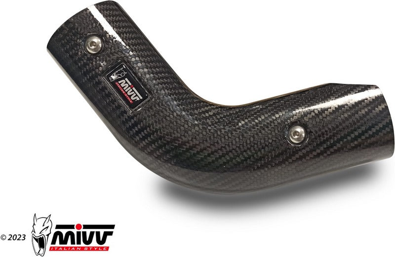 Optional carbon heatshield (compatible with Dakar exhausts only)