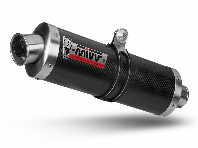 SPORT SLIP-ON Muffler OVAL CARBON