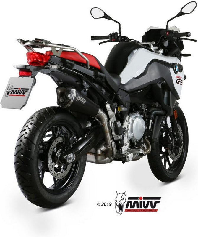 SPORT DELTA RACE SLIP-ON Muffler BLACK STAINLESS STEEL