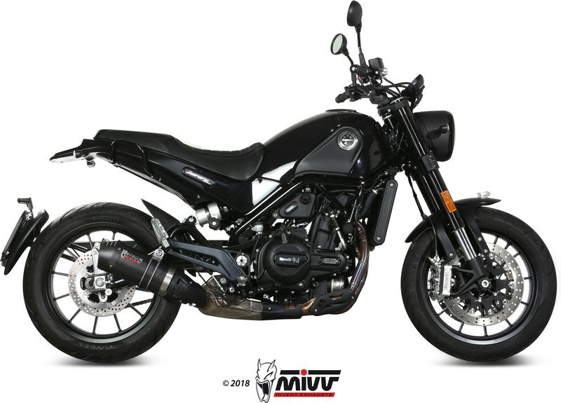 SPORT SLIP-ON Muffler OVAL CARBON carbon cap