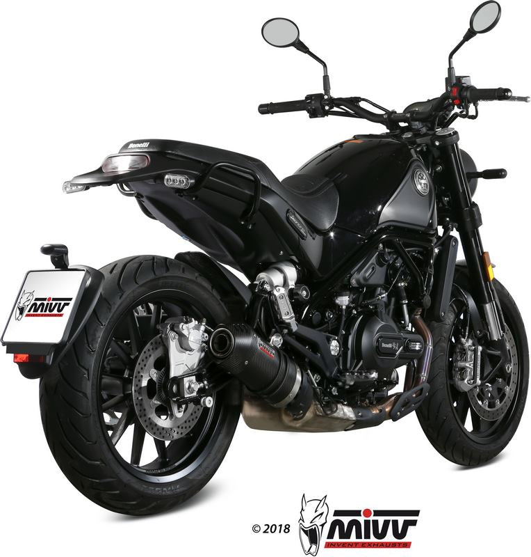 SPORT SLIP-ON Muffler OVAL CARBON carbon cap