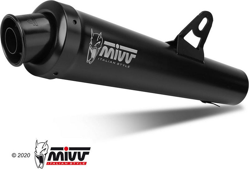SPORT X-cone SLIP-ON Muffler BLACK STAINLESS STEEL