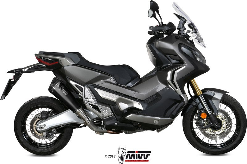 SPORT SLIP-ON Muffler DELTA RACE STEEL BLACK