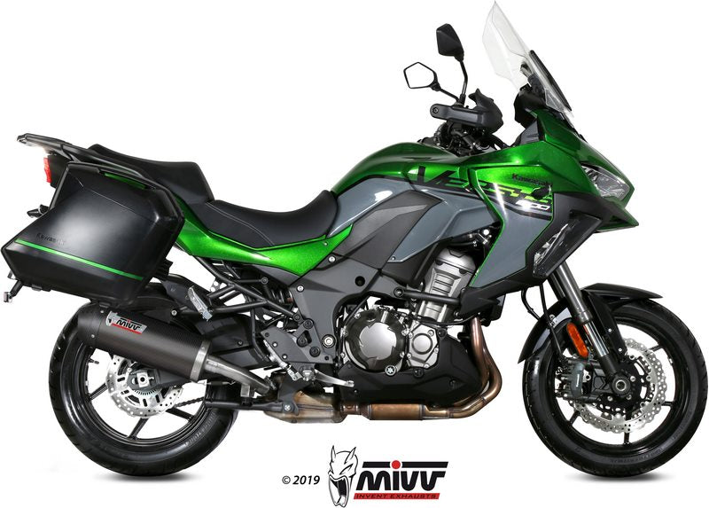 SPORT OVAL SLIP-ON Muffler CARBON WITH CARBON CAP