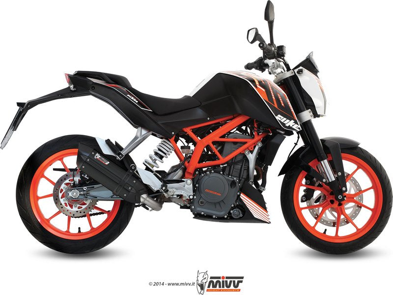 SPORT フルエキゾーストシステム 1:1 スチール、黒