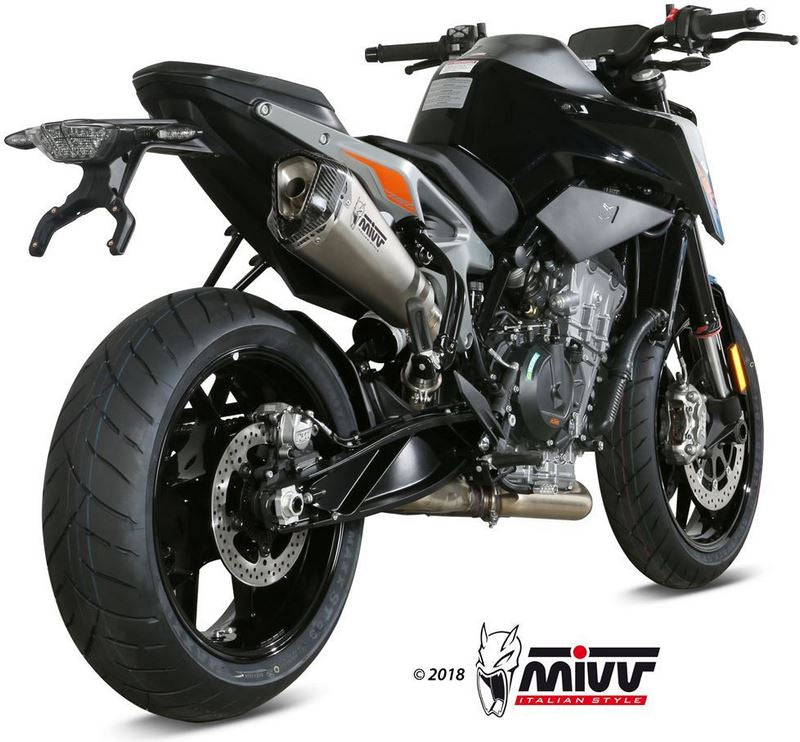 SPORT SLIP-ON Muffler DELTA RACE STAINLESS STEEL carbon cap