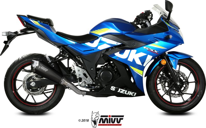 SPORT SLIP-ON Muffler DELTA RACE STEEL BLACK