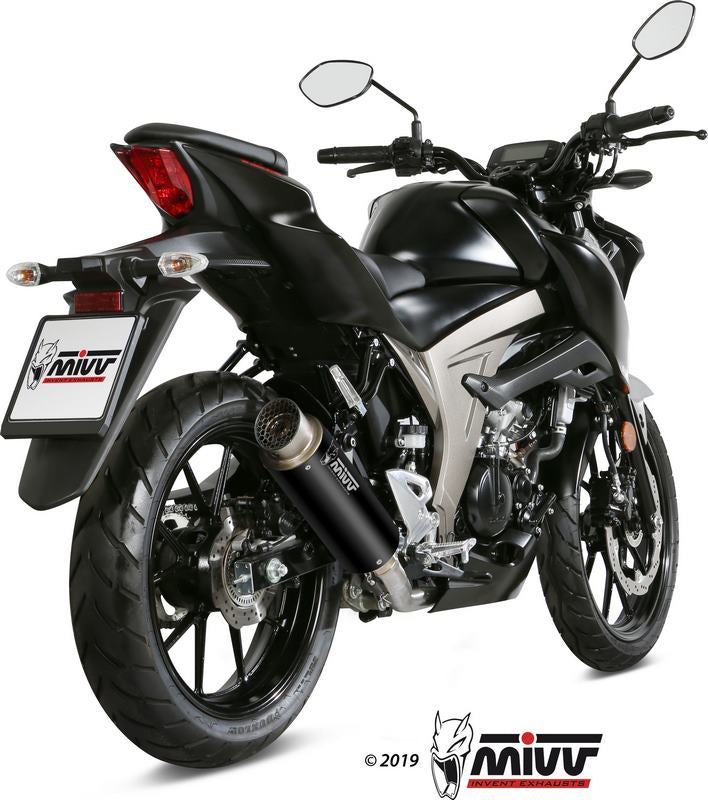 SPORT GPpro Imp. compl./Full sys. 1x1 BLACK STAINLESS STEEL