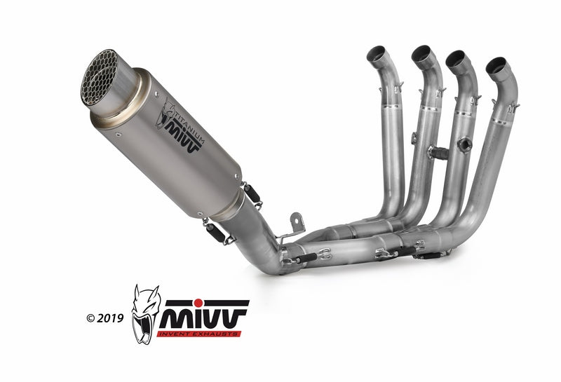 POWER STEEL Full sys. 4x2x1 Muffler GPpro STAINLESS STEEL