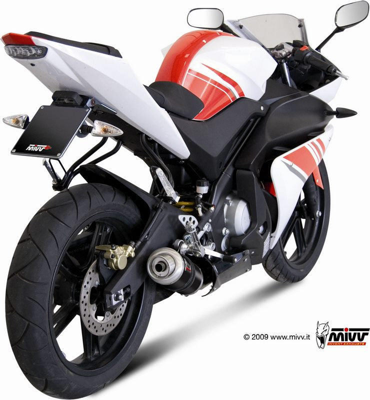 SPORT フルエキゾーストシステム 1:1 スチール、黒