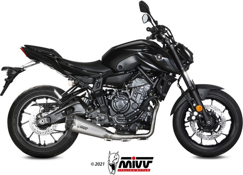 SPORT Full sys. 2x1 Muffler DELTA RACE STAINLESS STEEL carbon cap WITH CATALYZER CONVERT