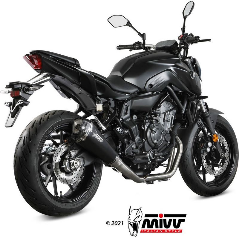 SPORT Full sys. 2x1 Muffler DELTA RACE STEEL BLACK WITH CATALYZER CONVERTING KIT