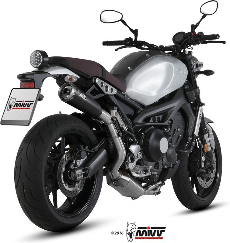 SPORT Full sys. 3x1 Muffler GHIBLI CERAMIC BLACK STAINLESS STEEL WITH CATALYZER CONVERTI