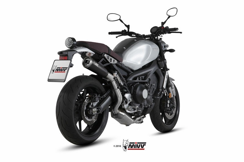 SPORT Full sys. 3x1 Muffler GHIBLI CERAMIC BLACK STAINLESS STEEL WITH CATALYZER CONVERTI
