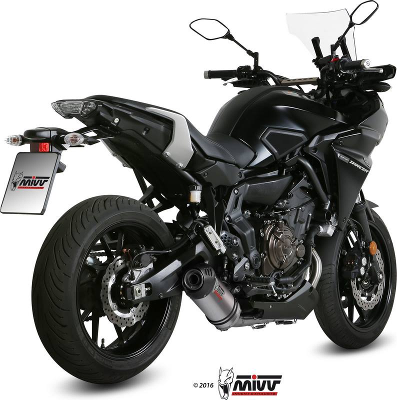 SPORT Full sys. 2x1 Muffler OVAL TITAN carbon cap WITH CATALYZER CONVERTING KIT