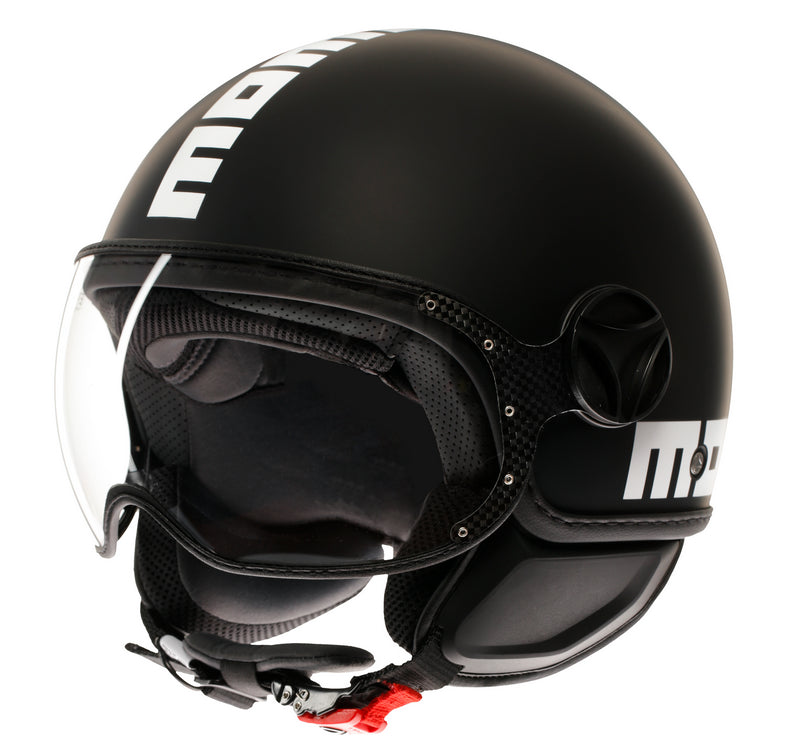 MOMO DESIGN / モモ デザイン ヘルメット FGTR CLASSIC 欧州E2206認証 モノマット ブラック/ホワイト | 21184A7001001