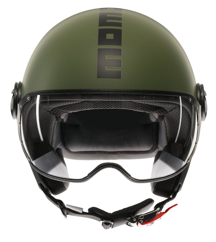 MOMO DESIGN / モモ デザイン ヘルメット FGTR CLASSIC 欧州E2206認証 モノマット ミリタリー・グリーン/ブラック | 21184A7001003