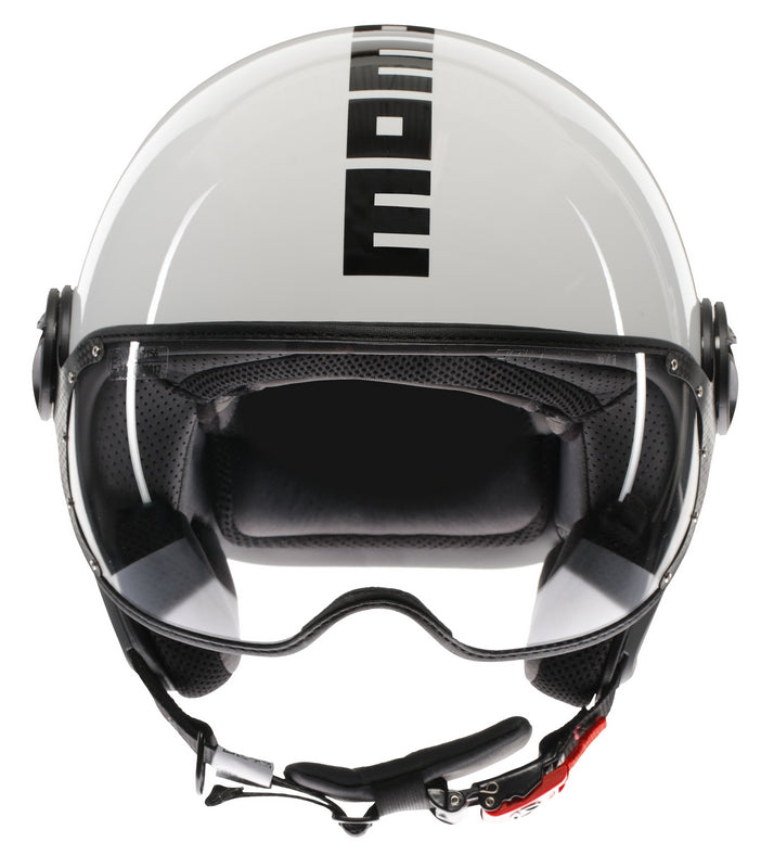 MOMO DESIGN / モモ デザイン ヘルメット FGTR CLASSIC 欧州E2206認証 モノ・ホワイト/ブラック | 21184A7001004