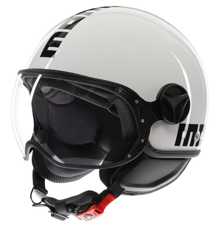 MOMO DESIGN / モモ デザイン ヘルメット FGTR CLASSIC 欧州E2206認証 モノ・ホワイト/ブラック | 21184A7001004