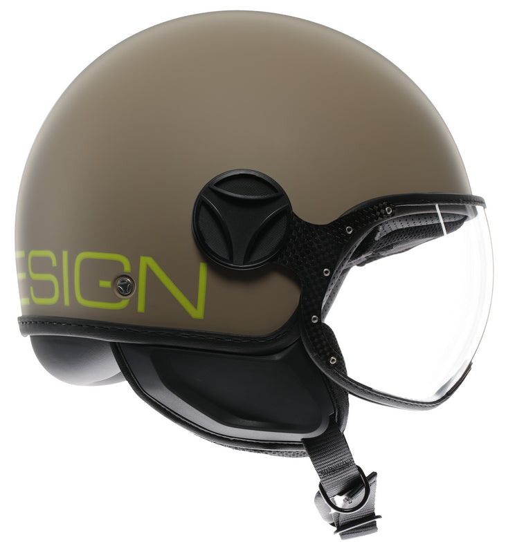 MOMO DESIGN / モモ デザイン ヘルメット FGTR CLASSIC 欧州E2206認証 モノマット サンド/ライム | 21184A7001005