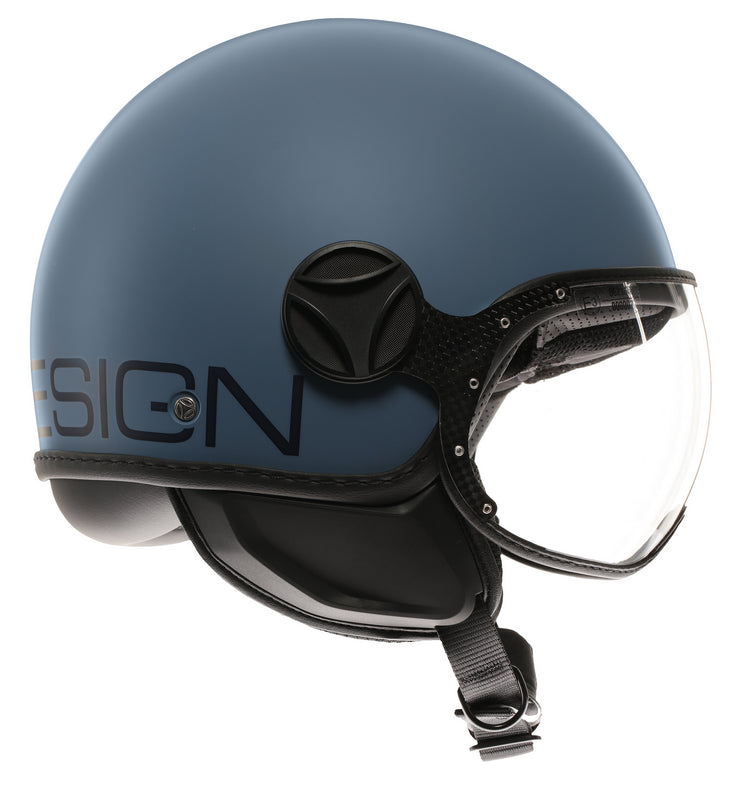 MOMO DESIGN / モモ デザイン ヘルメット FGTR CLASSIC 欧州E2206認証 モノマット ダスティ ブルー/ブルー | 21184A7001006