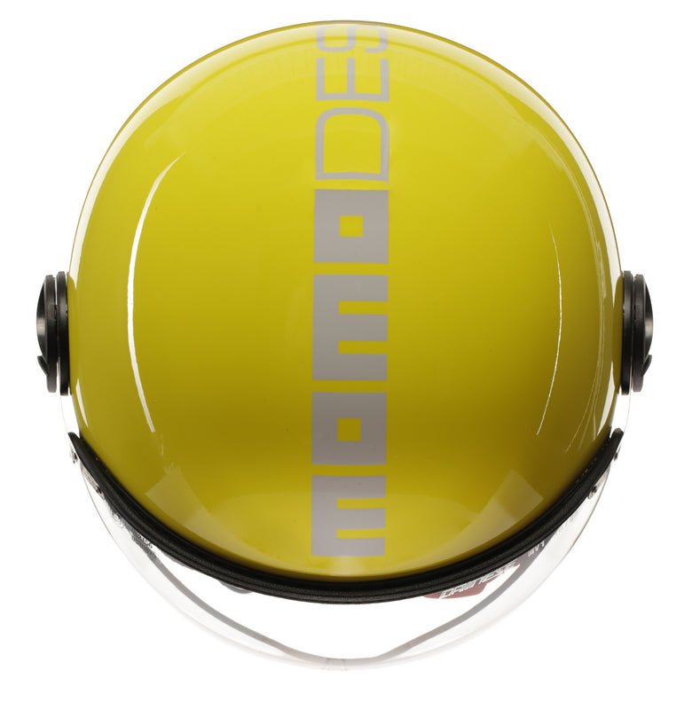 MOMO DESIGN / モモ デザイン ヘルメット FGTR CLASSIC 欧州E2206認証 CANDY イエロー/ホワイト | 21184A7001007