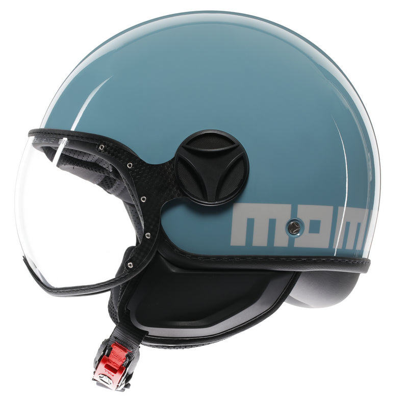 MOMO DESIGN / モモ デザイン ヘルメット FGTR CLASSIC 欧州E2206認証 CANDY SKY ブルー/ホワイト | 21184A7001008