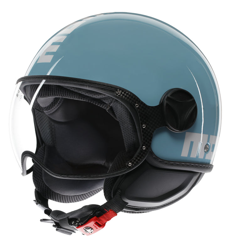 MOMO DESIGN / モモ デザイン ヘルメット FGTR CLASSIC 欧州E2206認証 CANDY SKY ブルー/ホワイト | 21184A7001008