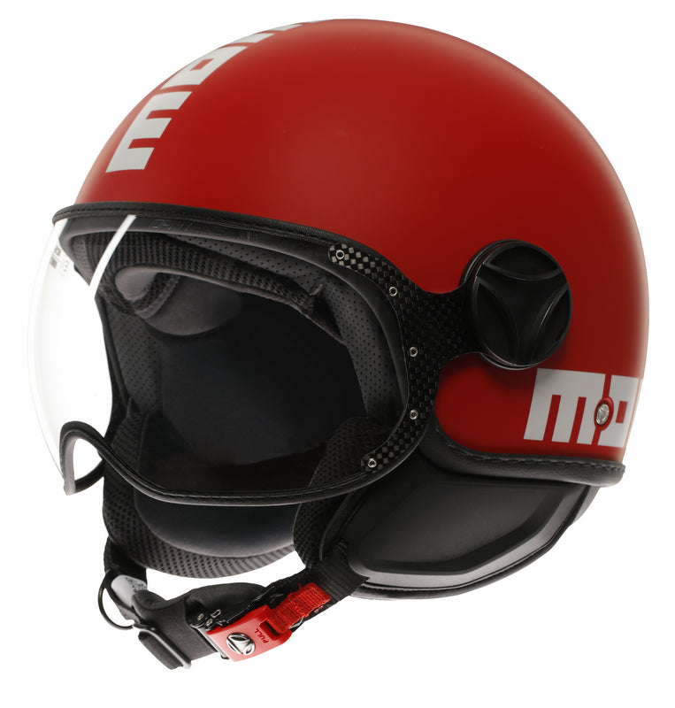 MOMO DESIGN / モモ デザイン ヘルメット FGTR CLASSIC 欧州E2206認証 CANDY マット RED/ホワイト | 21184A7001010