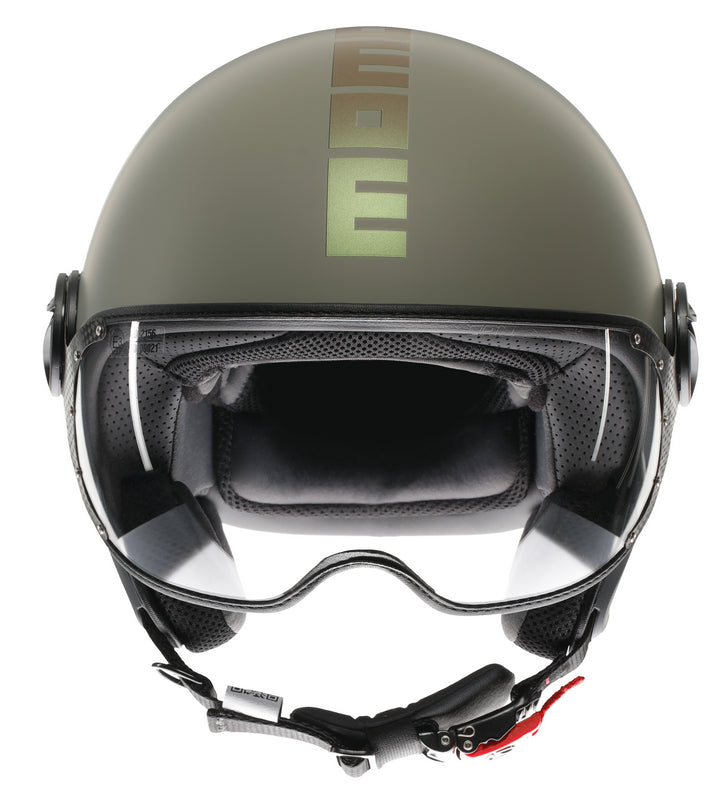 MOMO DESIGN / モモ デザイン ヘルメット FGTR CLASSIC 欧州E2206認証 FLIP マット GREEN/BRONZE | 21184A7001013