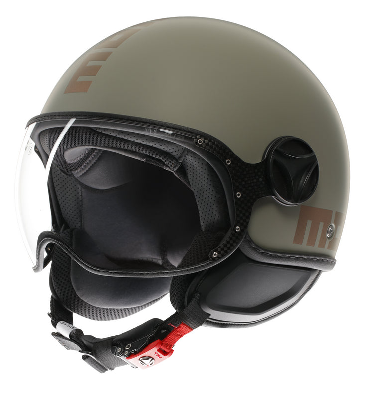 MOMO DESIGN / モモ デザイン ヘルメット FGTR CLASSIC 欧州E2206認証 FLIP マット GREEN/BRONZE | 21184A7001013