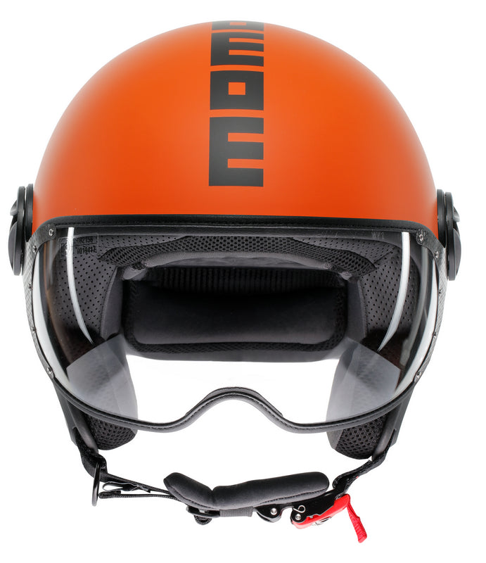 MOMO DESIGN / モモ デザイン ヘルメット FGTR CLASSIC 欧州E2206認証 モノマット オレンジ/ブラック | 21184A7001018