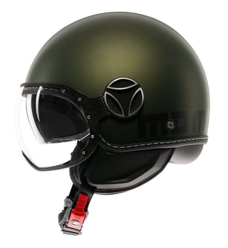 MOMO DESIGN / モモ デザイン ヘルメット FGTR EVO 欧州E2206認証 モノマット GREEN/ブラック | 21184A8006002