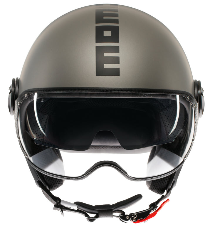 MOMO DESIGN / モモ デザイン ヘルメット FGTR EVO 欧州E2206認証 モノマット チタニウム FROST/ブラック | 21184A8006004