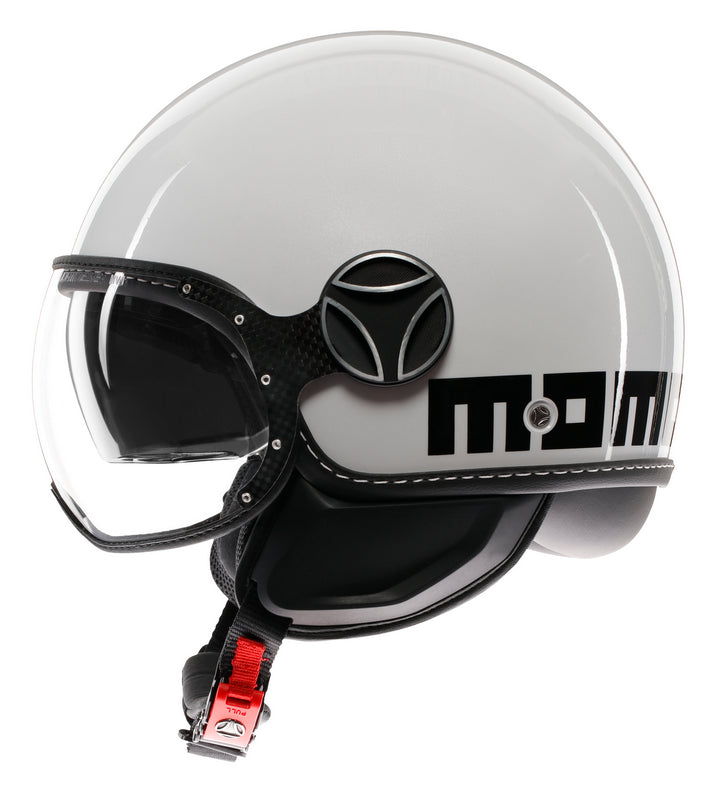 MOMO DESIGN / モモ デザイン ヘルメット FGTR EVO 欧州E2206認証 モノ・ホワイト QUARZ/ブラック | 21184A8006006