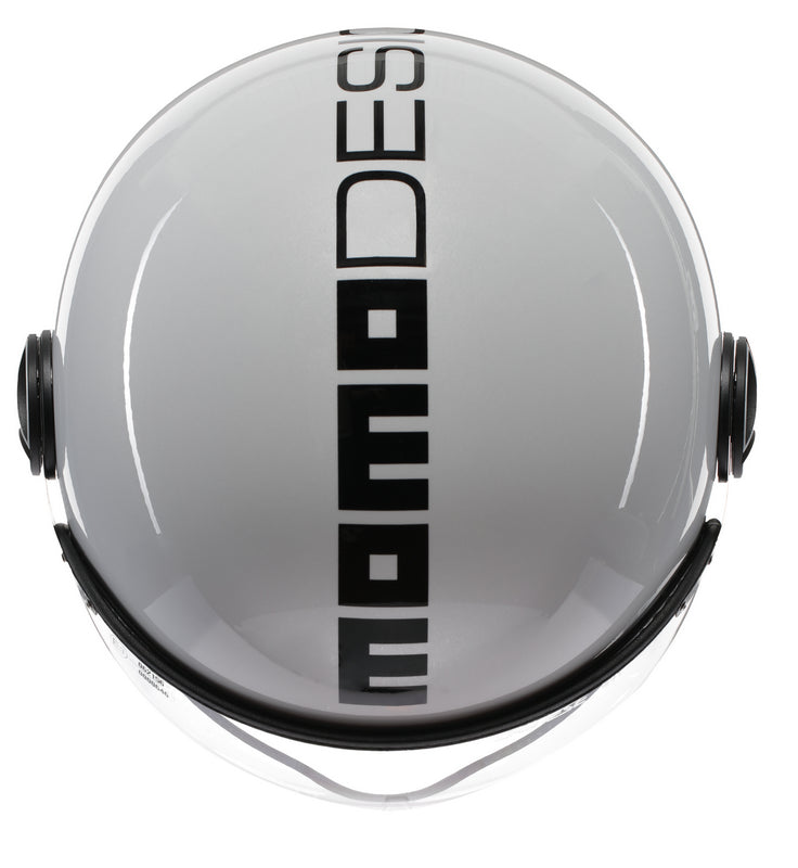 MOMO DESIGN / モモ デザイン ヘルメット FGTR EVO 欧州E2206認証 モノ・ホワイト QUARZ/ブラック | 21184A8006006