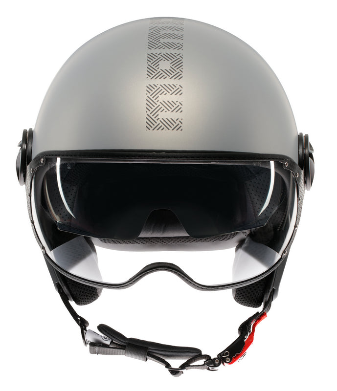 MOMO DESIGN / モモ デザイン ヘルメット FGTR EVO 欧州E2206認証 HIP マット グレー/CERULEAN グレー | 21184A8006009