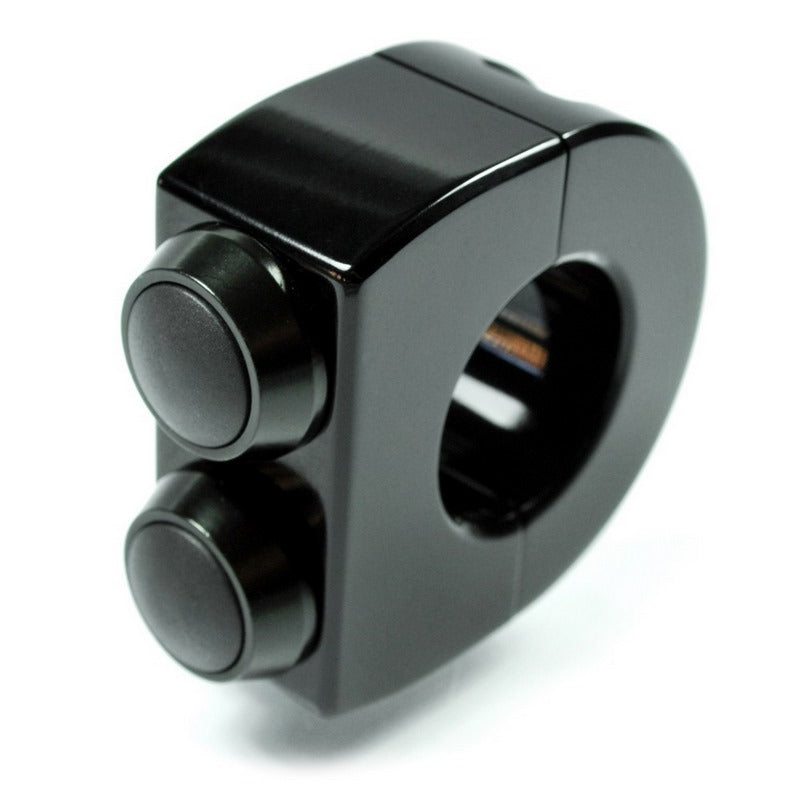 Motogadget / モトガジェット Mo.Switch プッシュボタン(3ボタン) 22mm ハウジング ブラックハウジング/ブラックボタン | 4000325