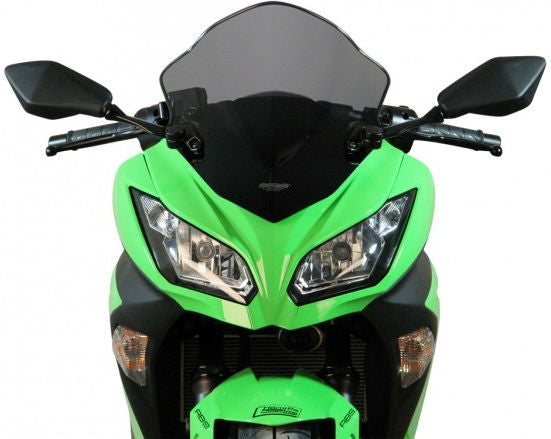 MRA / エムアールエー レーシングウィンドスクリーン R -スモークグレー- for Kawasaki ZX 300 R (13-) | 4025066139149