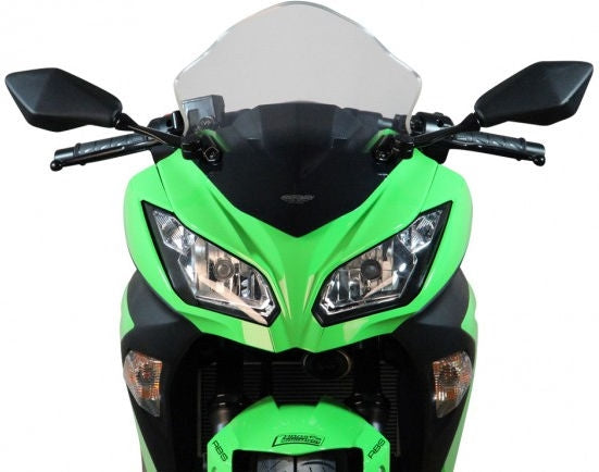 MRA / エムアールエー レーシングウィンドスクリーン R -スモークグレー- for Kawasaki ZX 300 R (13-) | 4025066139149