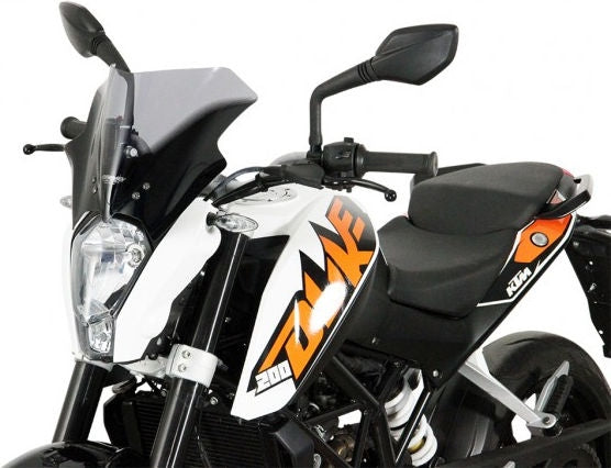 MRA / エムアールエー レーシングウィンドスクリーン R -クリアー- for KTM DUKE 125 / 200 / 390 (11-14) | 4025066144648