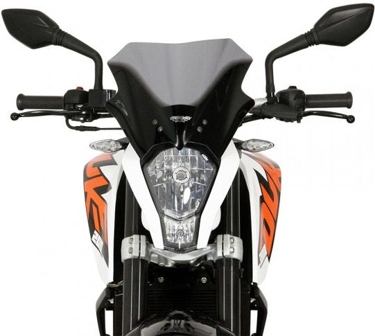 MRA / エムアールエー レーシングウィンドスクリーン R -スモーク- for KTM DUKE 125 / 200 / 390 (11-14) | 4025066144655