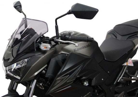 MRA / エムアールエー レーシングウィンドスクリーン R -スモークグレー- for Kawasaki Z 250 (13-) | 4025066145928
