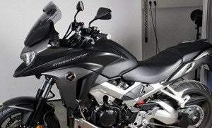 MRA / エムアールエー VFR800X Crossrunner 15- ヴァリオツーリングスクリーン スモークグレー | 4025066151615