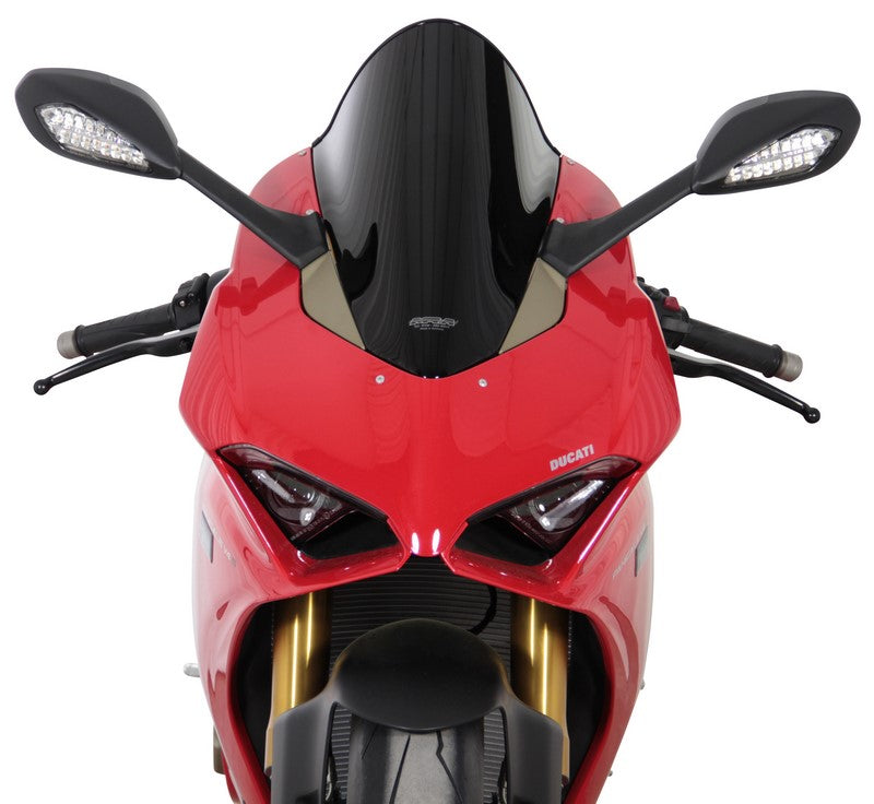 MRA / エムアールエー PANIGALE V4 /S 18-19 V2 - レーシング ウインドスクリーン R 2018-2019 ブラック | 4025066165001