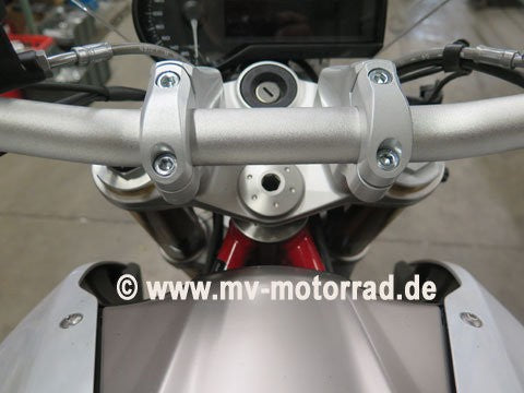 MV Motorrad / エムブイ モトラッド Handelbar Adapter BMW R1200R LC 2015 up to 2019 and BMW R1250R LC - 901444
