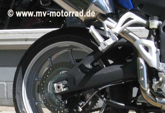 MV Motorrad / エムブイ モトラッド Lowered Passenger Footrest Sozius for Triumph Tiger 955i - 908403