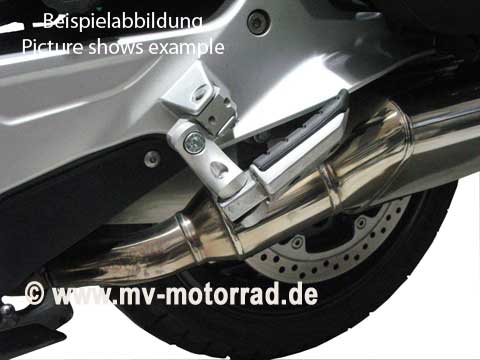 MV Motorrad / エムブイ モトラッド Lowered Passenger Footrest Sozius for Triumph Speed Triple 1050i - 908501