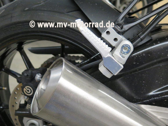 MV Motorrad / エムブイ モトラッド Lowered / Adjustable Passenger Footrest for BMW S1000R and S1000RR - 908650